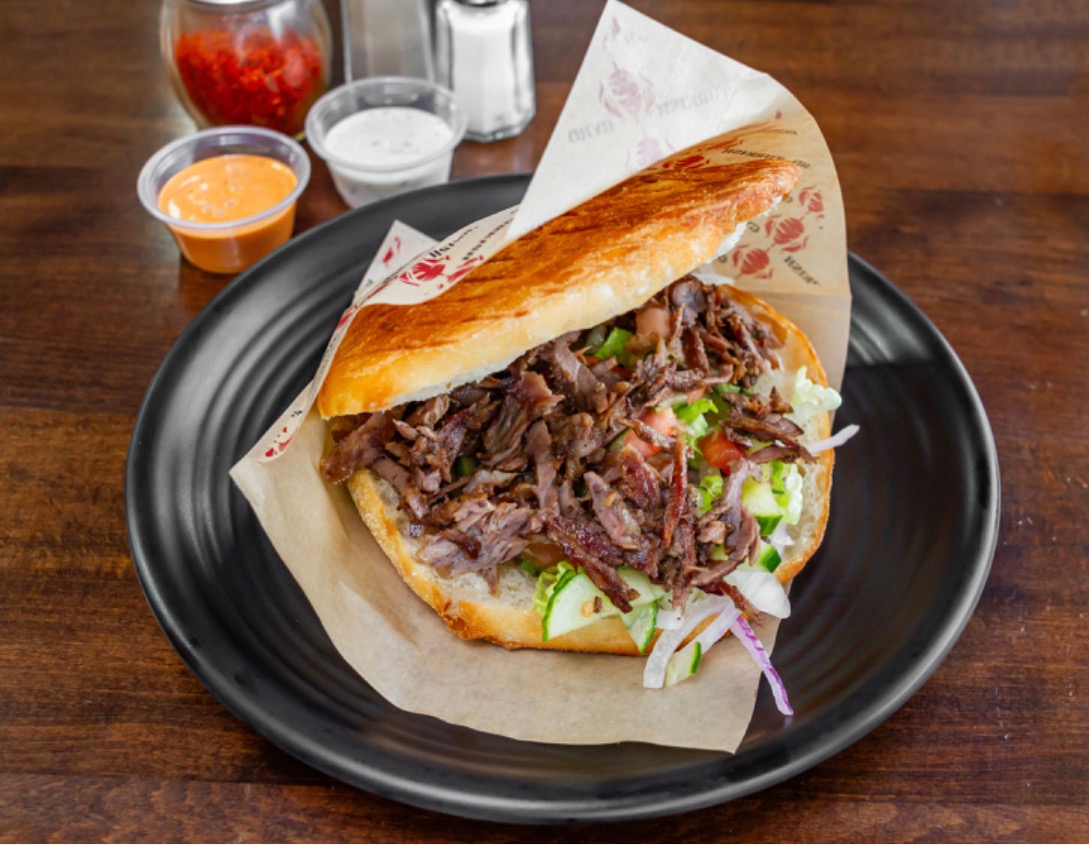 Beef Gyro Sandwich